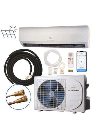 Image of EG4 | Hybrid Solar Mini-Split Air Conditioner Heat Pump AC/DC | 12000 BTU | SEER2 22 | Plug-N-Cool Do-It-Yourself Installation