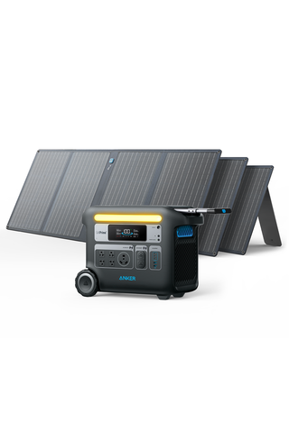 Image of Anker SOLIX F2000 Solar Generator (Solar Generator 767 with 3x 100W Solar Panel)