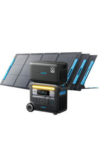 Image of Anker SOLIX F2000 Solar Generator (Solar Generator 767 with 3× 200W Solar Panel and Expansion Battery))