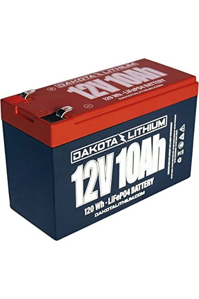 Dakota Lithium 12v 10ah Deep Cycle Lifepo4 Battery Renewable Outdoors 7242