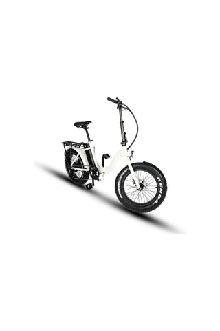 Image of White Eunorau E-Fat Step Thru Electric Bike