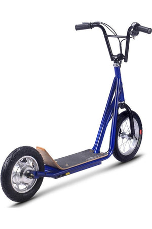 MotoTec Groove 36v 350w Big Wheel Lithium Electric Scooter Blue