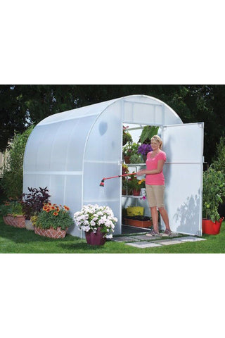 Image of Solexx 8ft x 8ft Gardener's Oasis Greenhouse G-208