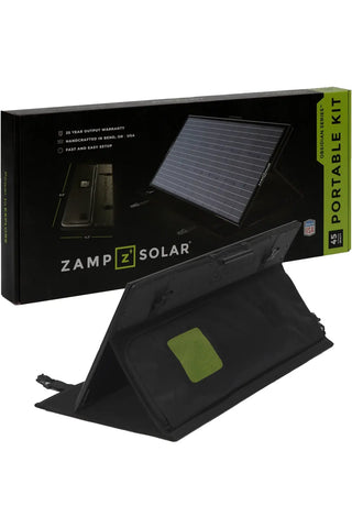 Image of Zamp Solar OBSIDIAN® SERIES 45-Watt Portable Kit- Unregulated