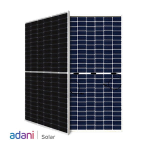 Adani Solar 535w Half-Cut Mono-Crystalline Bifacial (Silver) | M10-144 | Up to 650W with Bifacial Gain