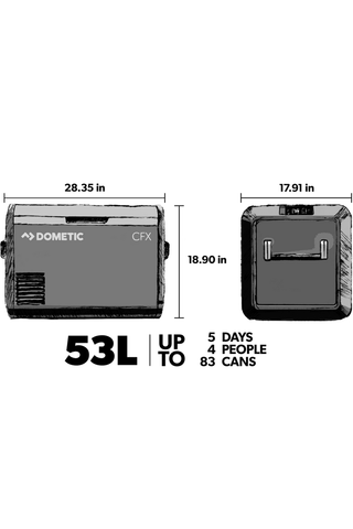 Image of Dometic CFX3 55IM Electric Cooler 53L