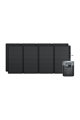 Image of Ecoflow Delta 2 Max with 400w Solar Panel Option (PV400W)