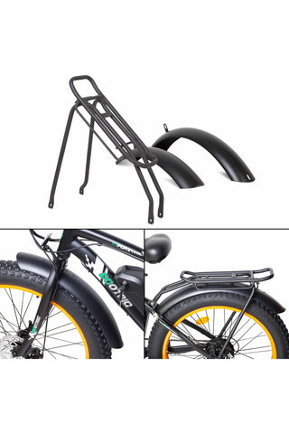 Image of Ecotric Rear Rack and Fenders for 26" Cheetah and Rocket Series