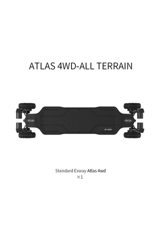Image of Exway Atlas Carbon 4WD 1200W All Terrain Electric Skateboard