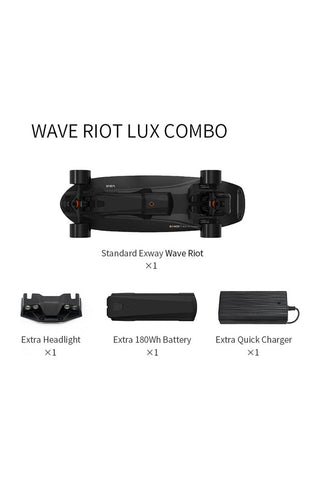 Image of Exway Wave Riot 36V 1000W Street Electric Skateboard