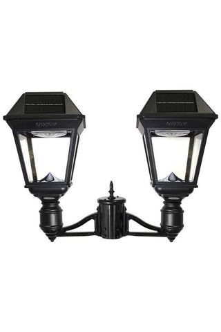 Image of Gama Sonic Imperial III Commercial Solar Double Post Light