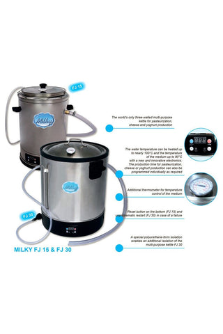 Image of Milky Day Small Milk Pasteurizer And Yogurt Machine Milky Fj 15 (115V)