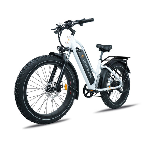 Image of Senada HERALD 1000W 48V 21AH 26" Step Thru All Terrain Fat Tire Electric Bike