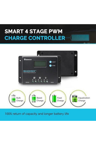 Image of Renogy Wanderer 10A PWM Charge Controller