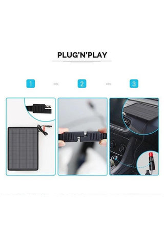Image of Renogy 10W Solar Battery Trickle Charger Maintainer