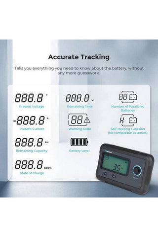 Image of Renogy Monitoring Screen for Smart Lithium Battery Series