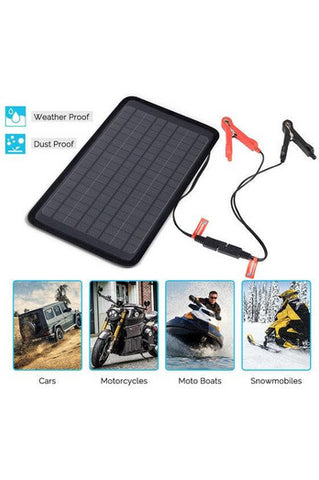 Image of Renogy 5W Solar Battery Trickle Charger Maintainer