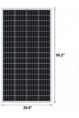 Image of Rich Solar Mega 150 Watt Solar Panel - Renewable Outdoors