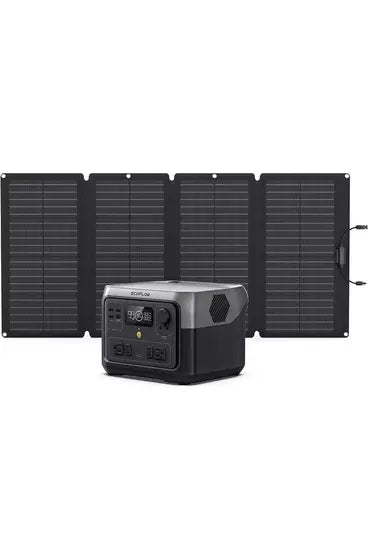 EcoFlow Delta Max + 1x 160W Solar Panel Solar Generator Kit