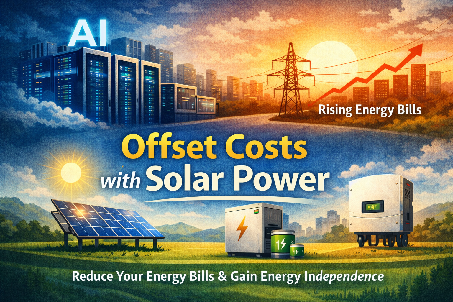 AI, Data Centers, and Rising Energy Bills: Why Solar Will Matter More Than Ever