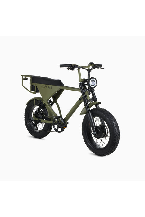 Pedal Electric All Wheel Drive S Electric Bike- Olive Green