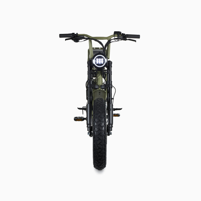 Pedal Electric All Wheel Drive S Electric Bike- Olive Green