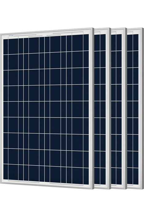 ACOPOWER 100W Polycrystalline Solar Panel for 12 Volt Battery Charging