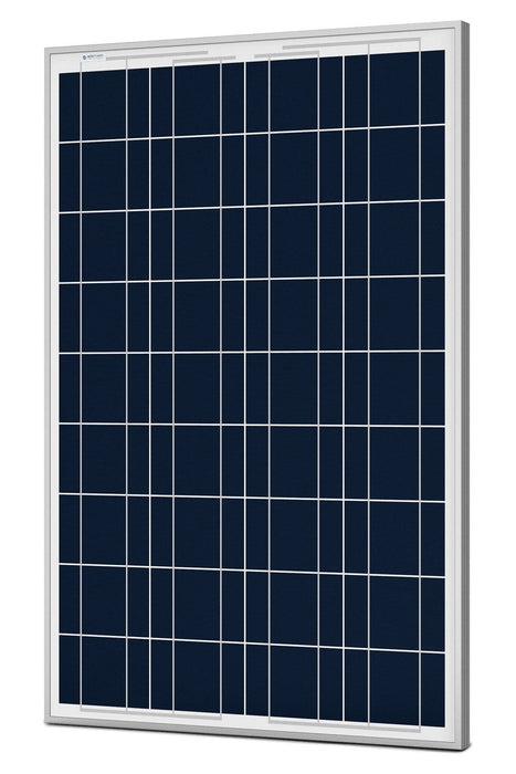 ACOPOWER 100W Polycrystalline Solar Panel for 12 Volt Battery Charging