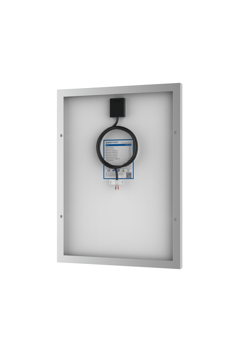 ACOPOWER 20 Watt Mono Solar Panel for 12 V Battery Charging, Off Grid