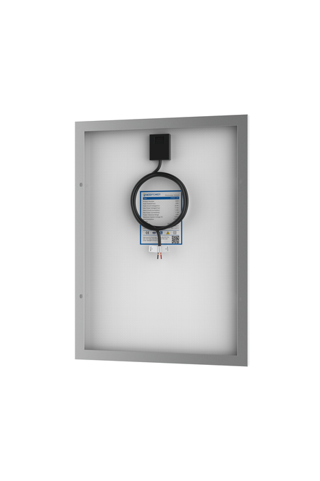 ACOPOWER 20 Watt Mono Solar Panel for 12 V Battery Charging, Off Grid