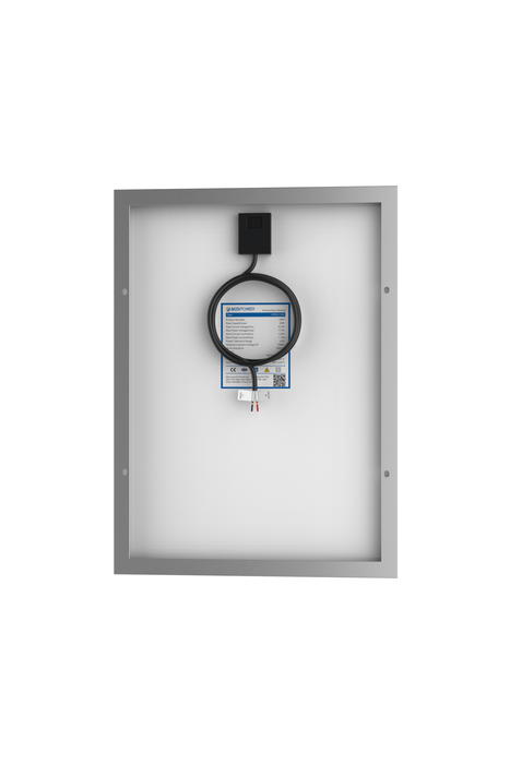 ACOPOWER 20 Watt Mono Solar Panel for 12 V Battery Charging, Off Grid