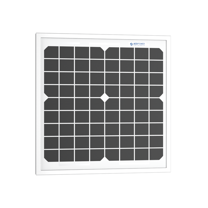 ACOPower 10W Mono Solar Panel for 12V Battery Charging RV Boat, Off Grid