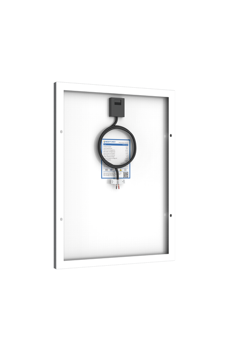 ACOPOWER 20 Watt Mono Solar Panel for 12 V Battery Charging, Off Grid