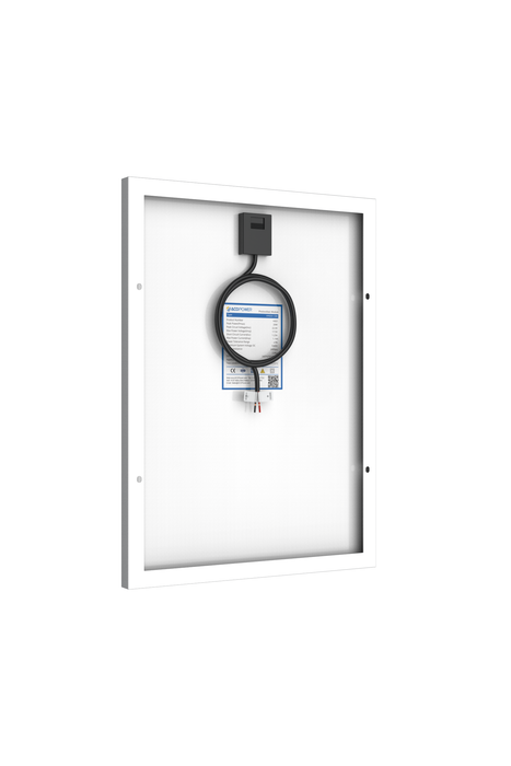 ACOPOWER 20 Watt Mono Solar Panel for 12 V Battery Charging, Off Grid