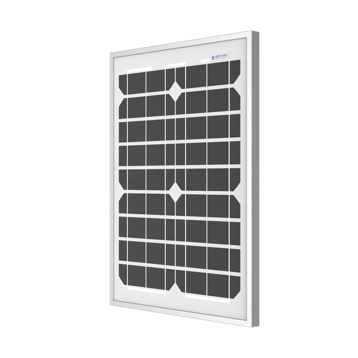 ACOPower 20 Watt Mono Solar Panel for 12 V Battery Charging, Off Grid