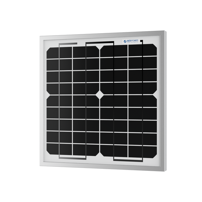 ACOPower 10W Mono Solar Panel for 12V Battery Charging RV Boat, Off Grid