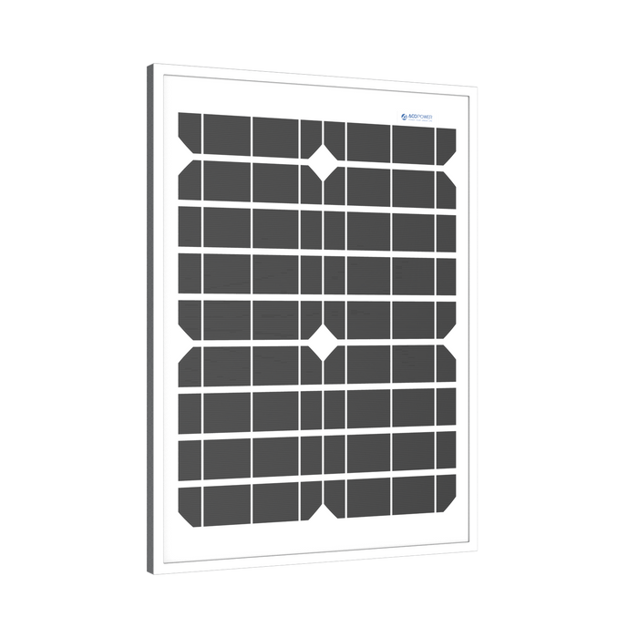 ACOPower 20 Watt Mono Solar Panel for 12 V Battery Charging, Off Grid