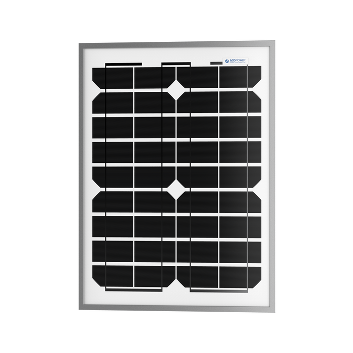 ACOPower 20 Watt Mono Solar Panel for 12 V Battery Charging, Off Grid