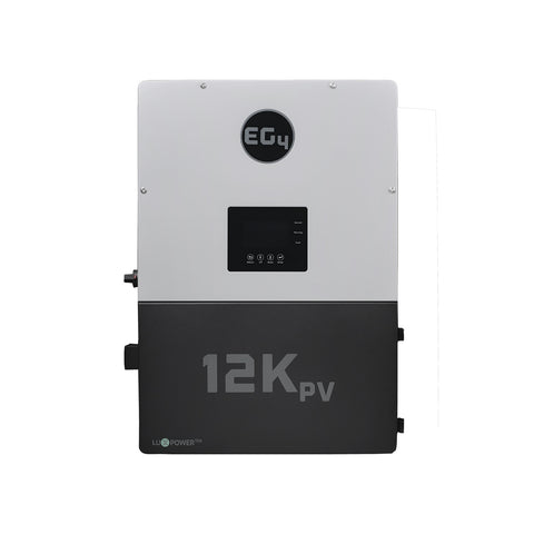 Image of EG4 12kPV Hybrid Inverter | 48V | 12000W Input | 8000W Output | 120/240V Split Phase + EG4-WallMount Indoor Battery 280AH | 51.2V | 14.3kWh [BNDL-E0012]