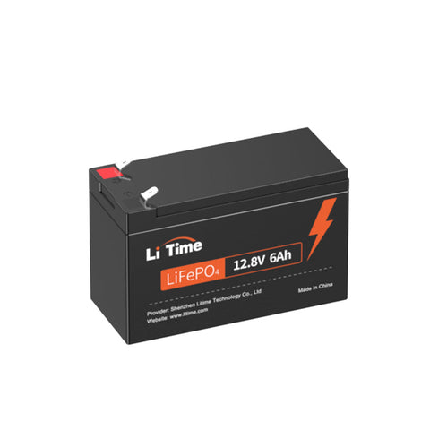 Image of LiTime 12V 6Ah LiFePO4 Lithium Battery