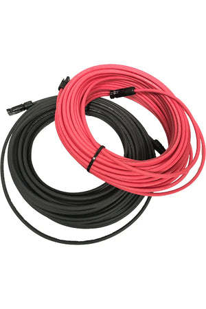 50ft 10 AWG Copper PV Wire | Black and Red