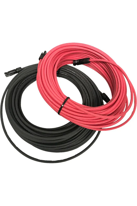 100ft 10 AWG Copper PV Wire | Black and Red