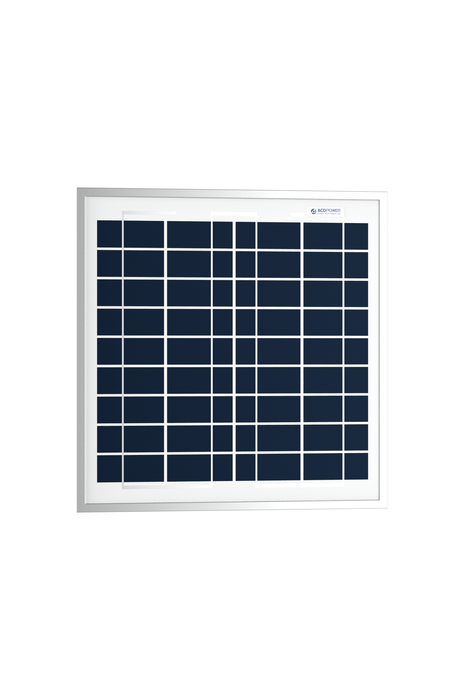 ACOPOWER 15W Polycrystalline Solar Panel for 12 Volt Battery Charging