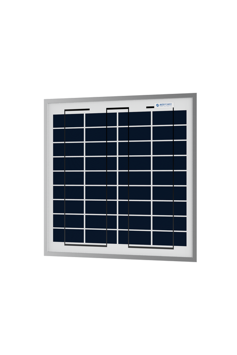 ACOPOWER 15W Polycrystalline Solar Panel for 12 Volt Battery Charging