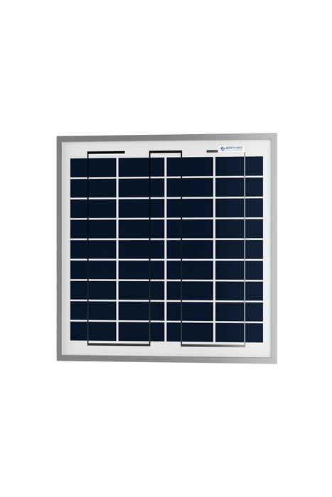ACOPOWER 15W Polycrystalline Solar Panel for 12 Volt Battery Charging