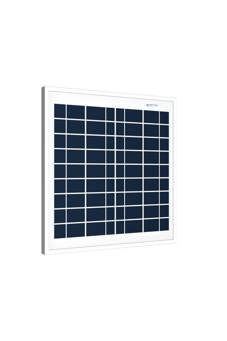 ACOPOWER 15W Polycrystalline Solar Panel for 12 Volt Battery Charging