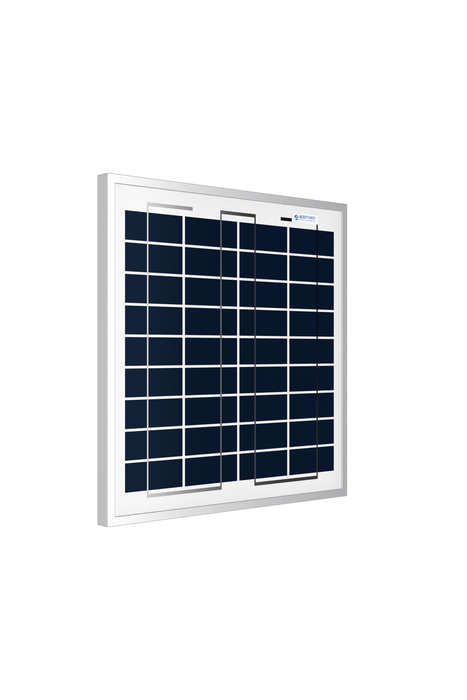 ACOPOWER 15W Polycrystalline Solar Panel for 12 Volt Battery Charging