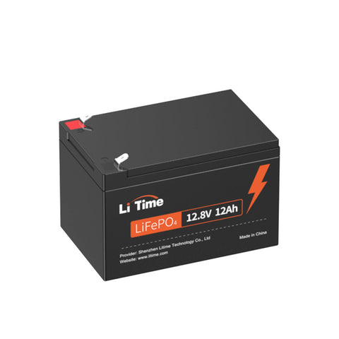 Image of LiTime 12V 12Ah LiFePO4 Lithium Battery For Fish Finder