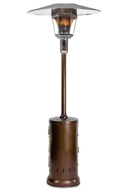 RAtec 96" Propane Real Flame Patio Heater - Antique Bronze