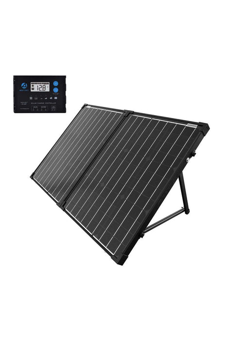 ACOPOWER 100w 12v Portable Solar Panel kit, Foldable Mono Suitcase, proteusX Waterproof 20A Charge Controller
